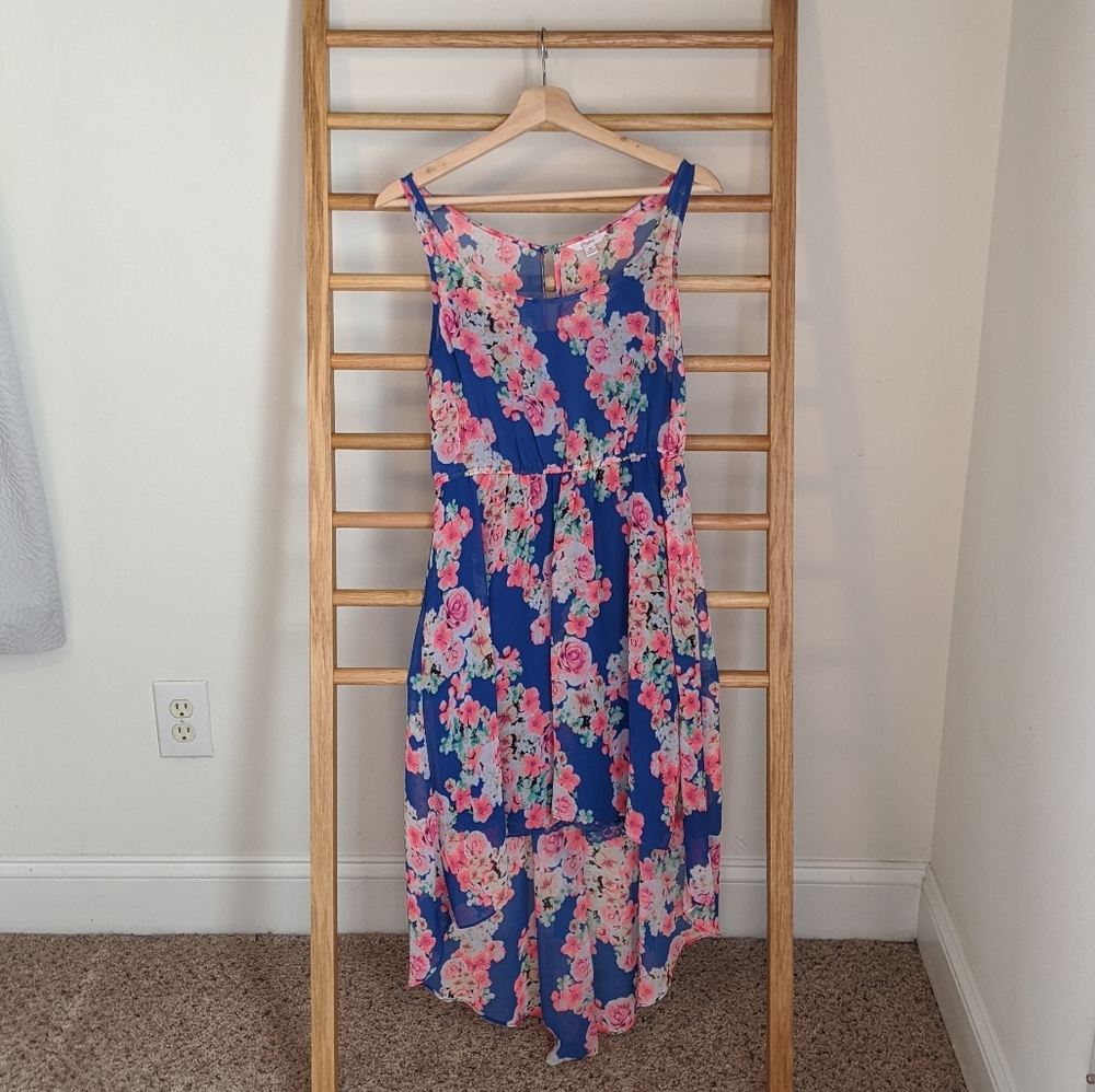 Candie's Floral High Low Dress